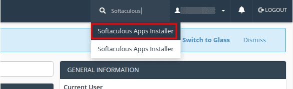 WordPress Search Softaculous